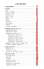 Preview for 4 page of Epson HX-20 Operation Manual