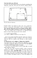 Preview for 12 page of Epson HX-20 Operation Manual