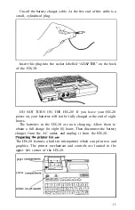 Preview for 20 page of Epson HX-20 Operation Manual