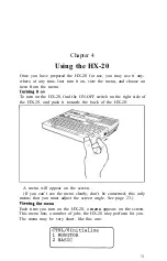 Preview for 36 page of Epson HX-20 Operation Manual