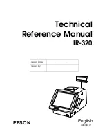 Epson IR-320 Technical Reference Manual preview