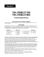 Preview for 20 page of Epson J7100 - TM Two-color Inkjet Printer User Manual