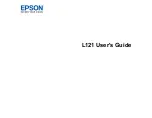 Epson L121 User Manual preview