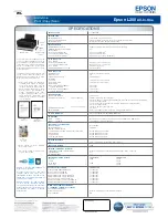 Preview for 4 page of Epson L200 Specifications