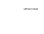 Epson L355 User Manual preview