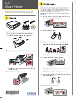 Предварительный просмотр 1 страницы Epson L375 Start Here