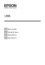 Preview for 1 page of Epson L555 Basic Manual