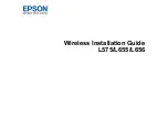 Epson L575 Wireless Installation Manual preview