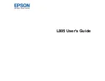 Epson l805 User Manual preview