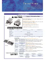 Preview for 1 page of Epson LA-T101 Specifications