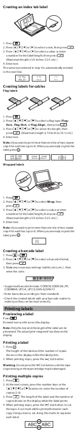 Preview for 5 page of Epson LabelWorks LW-400 User Manual