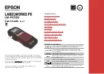 Epson LabelWorks LW-PX700 User Manual preview