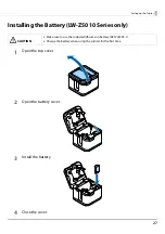 Предварительный просмотр 27 страницы Epson LabelWorks LW-Z5010 Series User Manual