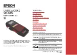 Preview for 1 page of Epson LABELWORKS LW-Z700 User Manual