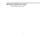 Предварительный просмотр 9 страницы Epson LightScene EV-100 User Manual