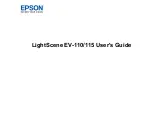 Epson LightScene EV-110 User Manual preview