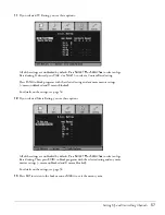 Preview for 57 page of Epson LivingStation LS47P1D User Manual