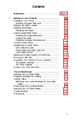 Preview for 4 page of Epson LQ-1000 - Impact Printer User Manual