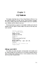 Preview for 59 page of Epson LQ-1000 - Impact Printer User Manual