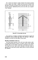 Preview for 92 page of Epson LQ-1000 - Impact Printer User Manual