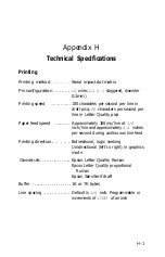 Preview for 139 page of Epson LQ-1000 - Impact Printer User Manual