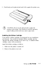 Preview for 25 page of Epson LQ-1050 User Manual