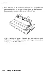 Preview for 36 page of Epson LQ-1050 User Manual