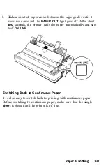 Preview for 69 page of Epson LQ-1050 User Manual