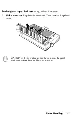 Preview for 75 page of Epson LQ-1050 User Manual