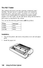 Preview for 184 page of Epson LQ-1050 User Manual