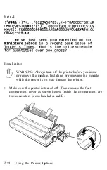 Preview for 200 page of Epson LQ-1050 User Manual