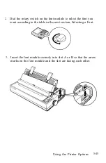 Preview for 201 page of Epson LQ-1050 User Manual