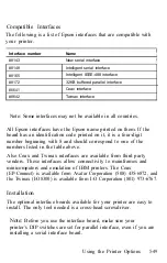 Preview for 205 page of Epson LQ-1050 User Manual