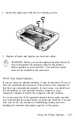 Preview for 221 page of Epson LQ-1050 User Manual