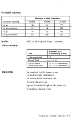 Preview for 274 page of Epson LQ-1050 User Manual