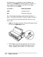 Предварительный просмотр 30 страницы Epson LQ-1070+ User Manual