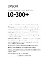 Preview for 139 page of Epson LQ-300 - Impact Printer Quick Start Manual