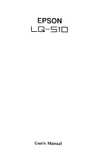 Preview for 2 page of Epson LQ-510 User Manual