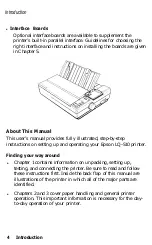 Preview for 11 page of Epson LQ-510 User Manual