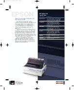 Epson LQ-570+ Specifications preview