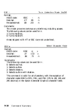 Предварительный просмотр 290 страницы Epson LQ-860 - Impact Printer User Manual