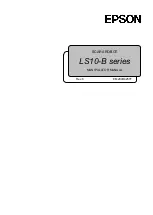 Epson LS10-B User Manual предпросмотр