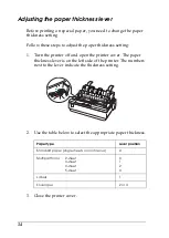 Preview for 34 page of Epson LX-1170+II User Manual