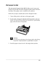 Preview for 117 page of Epson LX-1170+II User Manual