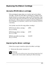 Preview for 123 page of Epson LX-1170+II User Manual