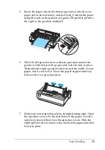 Предварительный просмотр 25 страницы Epson LX-1170II User Manual