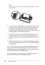 Предварительный просмотр 26 страницы Epson LX-1170II User Manual