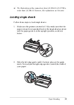 Предварительный просмотр 33 страницы Epson LX-1170II User Manual