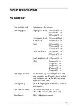 Предварительный просмотр 141 страницы Epson LX-1170II User Manual