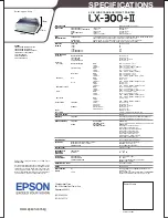 Preview for 2 page of Epson LX-300+II RTP Specifications